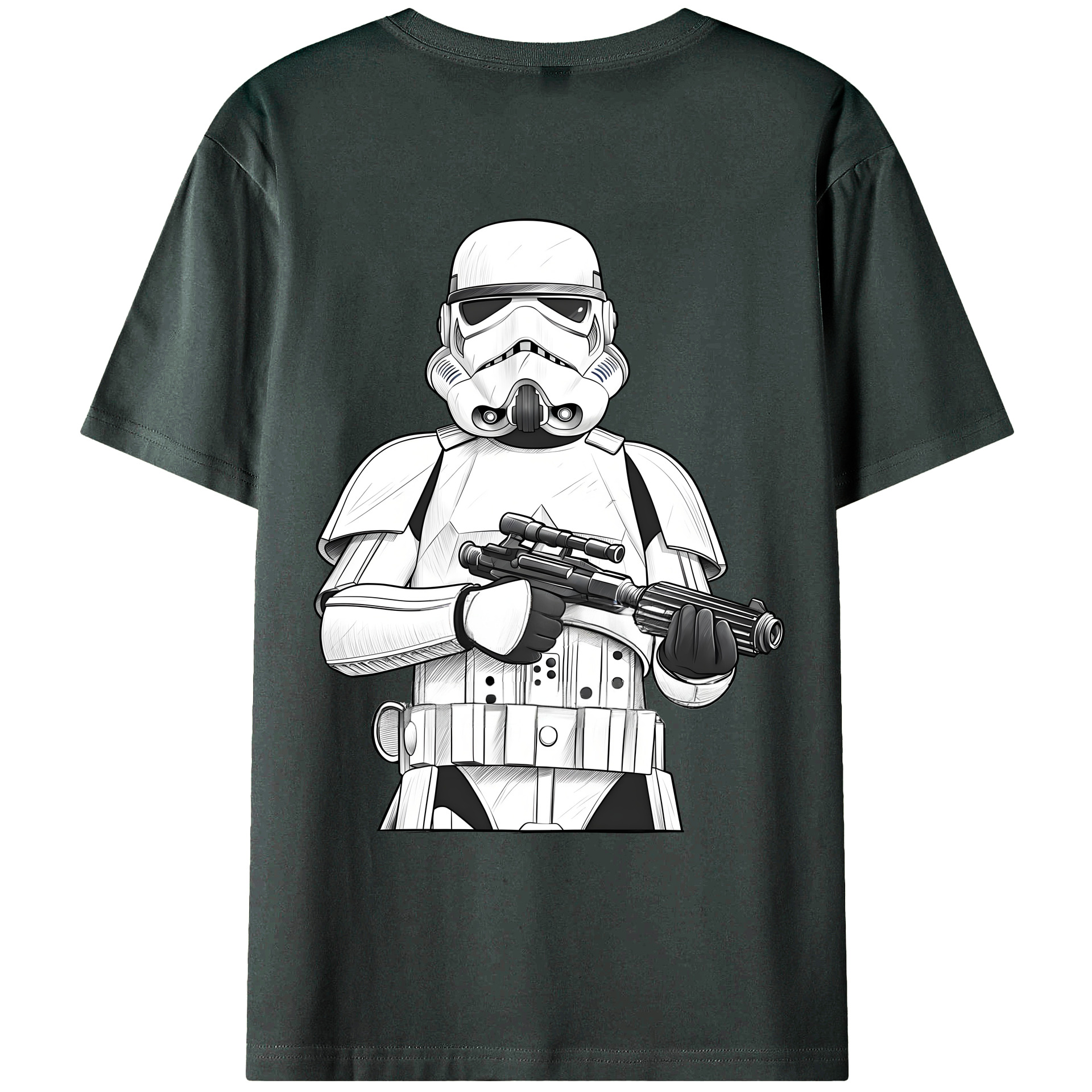 （画像用） スター・ウォーズ Star Wars 綿100％ メンズ半袖Tシャツ（バックプリント） 通気性